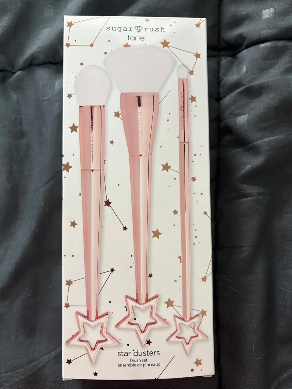 tarte Pink Star Dusters Makeup Brush Trio